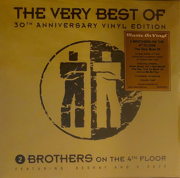2 Brothers On The 4th Floor Featuring Desray & D-Rock – The Very Best Of - 30th Anniversary Vinyl Edition vinyl cover