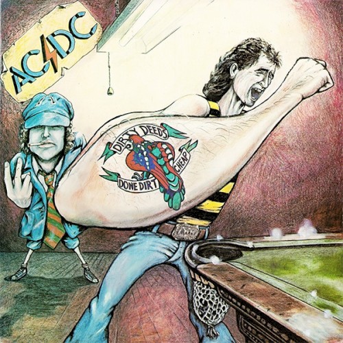 AC/DC – Dirty Deeds Done Dirt Cheap cover