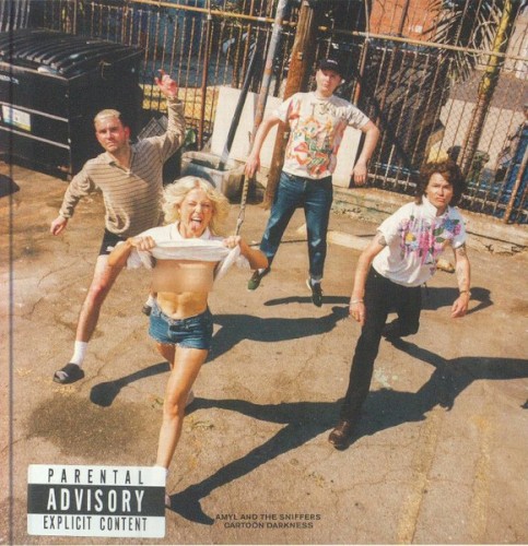 Amyl and The Sniffers – Cartoon Darkness vinyl cover