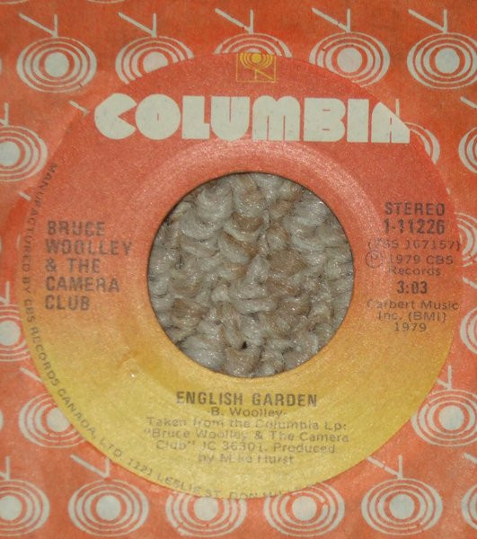 Bruce Woolley & The Camera Club – English Garden vinyl cover