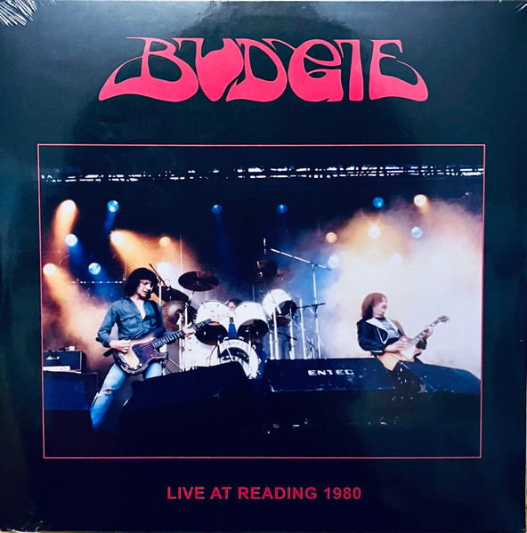 Budgie – Live At Reading 1980 vinyl cover