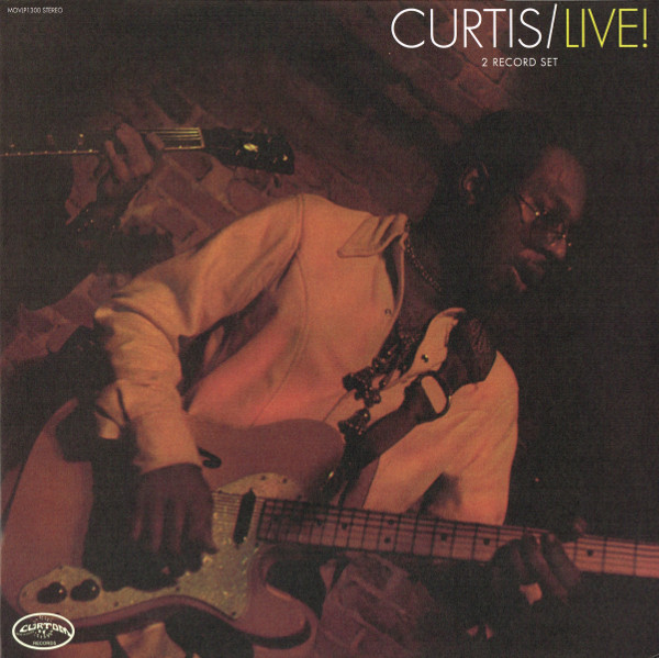 Curtis Mayfield – Curtis / Live! vinyl cover