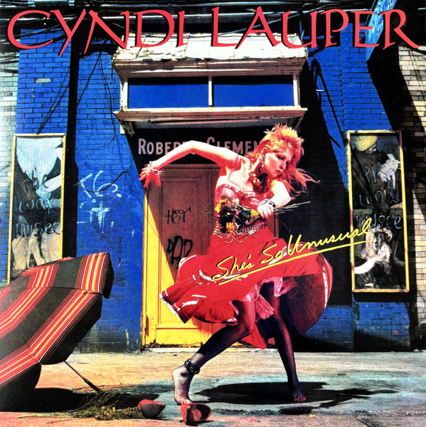 Cyndi Lauper – She's So Unusual vinyl cover