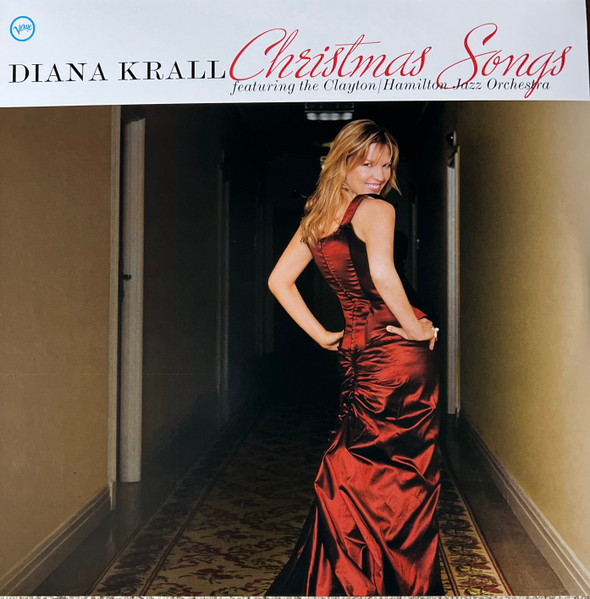 Diana Krall Featuring The Clayton-Hamilton Jazz Orchestra – Christmas Songs vinyl cover