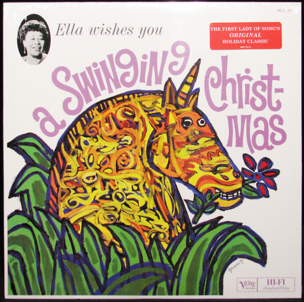 Ella Fitzgerald – Ella Wishes You A Swinging Christmas vinyl cover