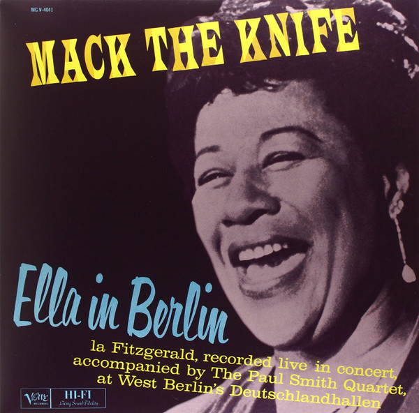 Ella Fitzgerald – Mack The Knife - Ella In Berlin vinyl cover