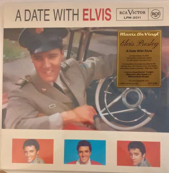 Elvis Presley – A Date With Elvis vinyl cover