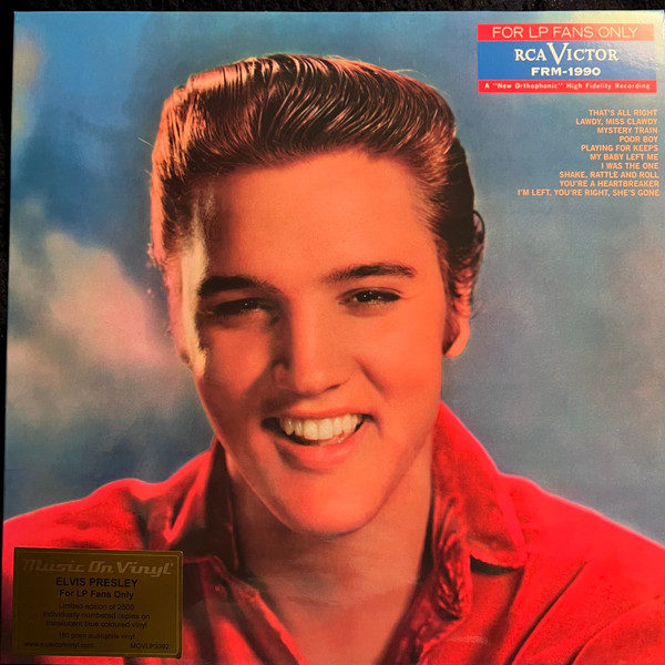 Elvis Presley – For LP Fans Only vinyl cover