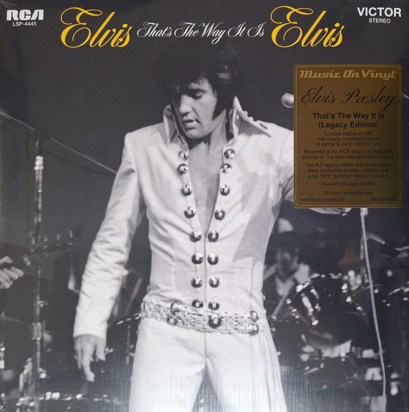 Elvis Presley – That's The Way It Is (Legacy Edition) vinyl cover