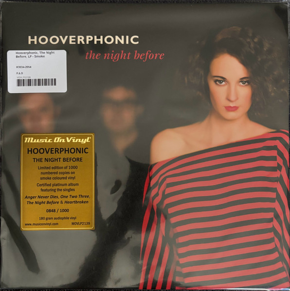 Hooverphonic – The Night Before vinyl cover