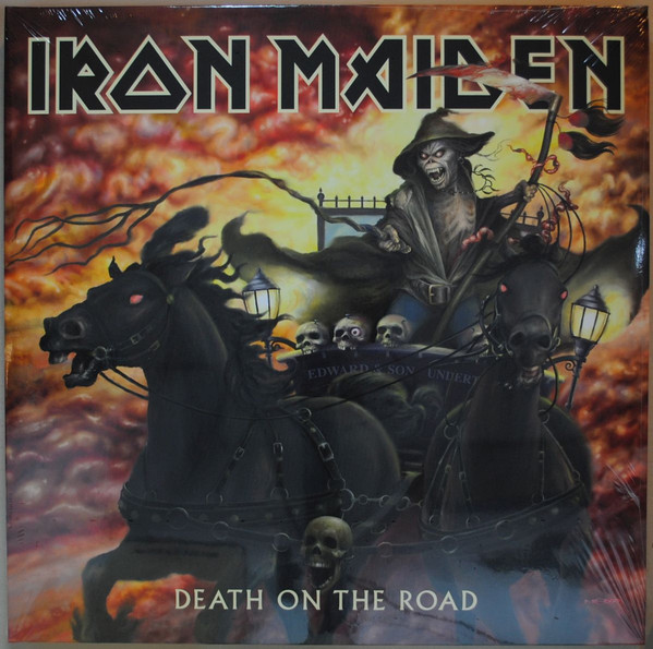 Iron Maiden – Death On The Road vinyl cover