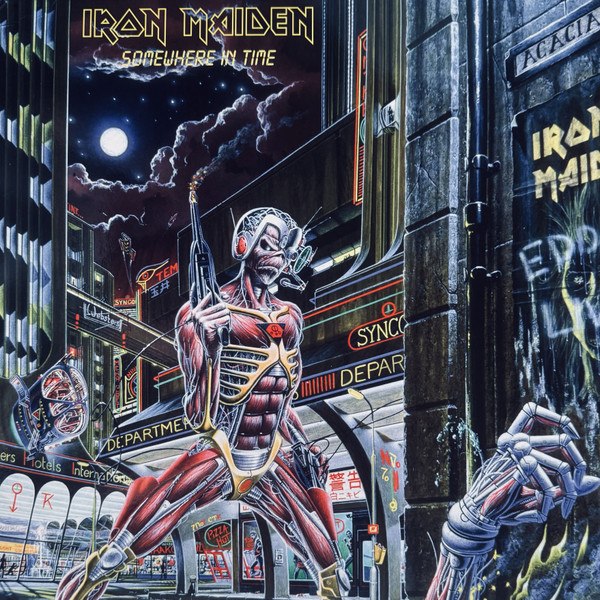 Iron Maiden – Somewhere in Time vinyl cover