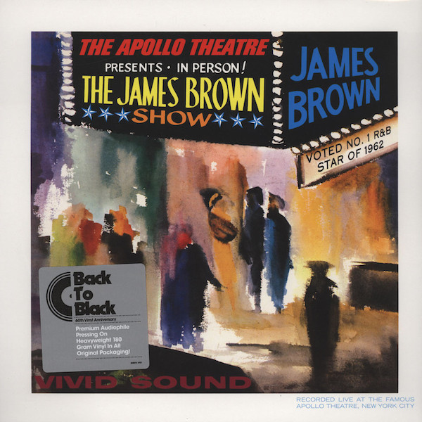 James Brown – 'Live' At The Apollo cover