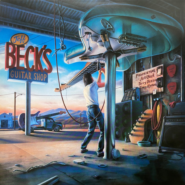 Jeff Beck With Terry Bozzio And Tony Hymas – Jeff Beck's Guitar Shop vinyl cover