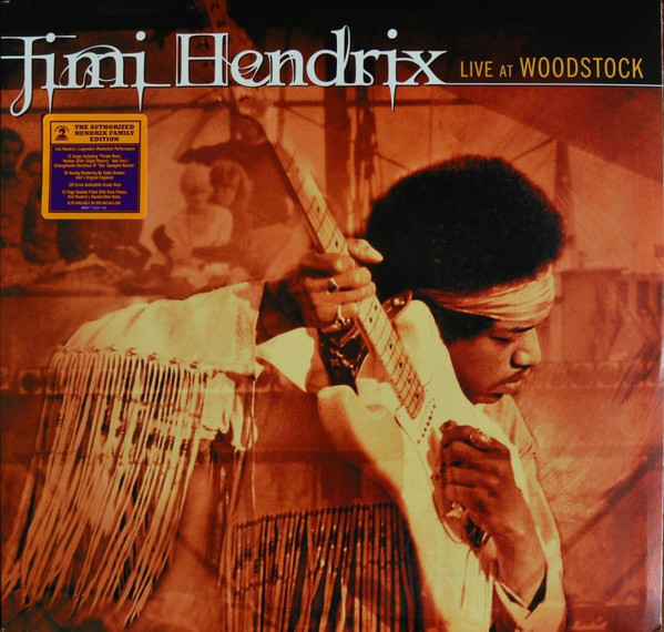 Jimi Hendrix – Live At Woodstock vinyl cover