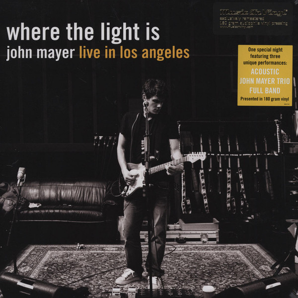 John Mayer – Where The Light Is: John Mayer Live In Los Angeles cover