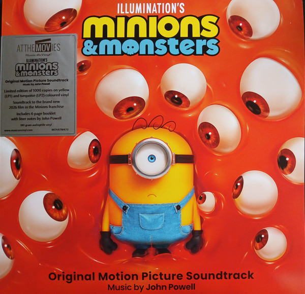 John Powell – Minions & Monsters (Original Motion Picture Soundtrack) vinyl cover