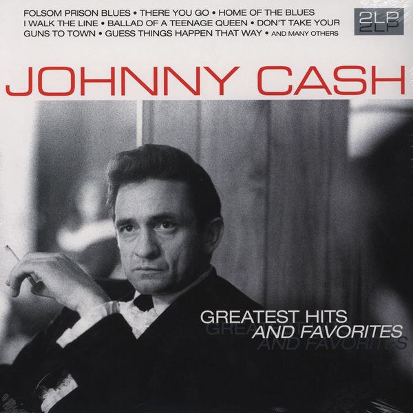 Johnny Cash – Greatest Hits And Favorites vinyl cover