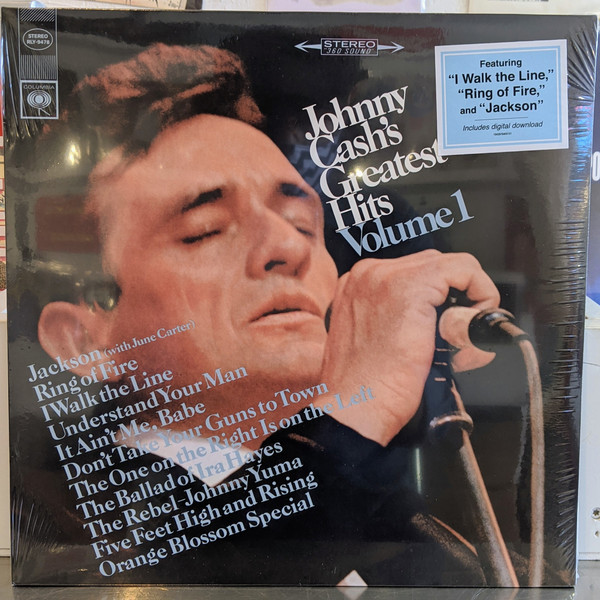 Johnny Cash – Greatest Hits Volume 1 vinyl cover