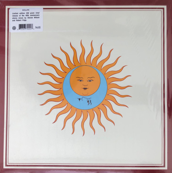 King Crimson – Larks' Tongues In Aspic vinyl cover