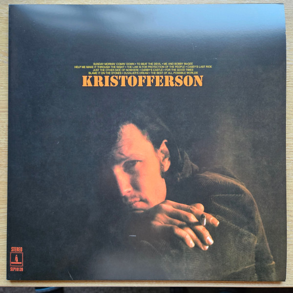 Kris Kristofferson – Kristofferson vinyl cover