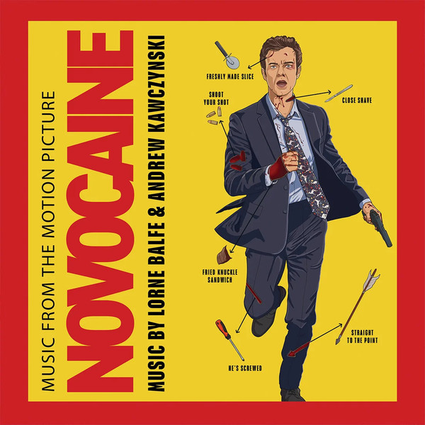Lorne Balfe & Andrew Kawczynski – Novocaine (Music From The Motion Picture) vinyl cover