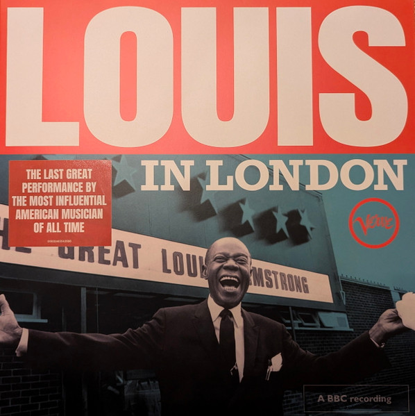 Louis Armstrong – Louis In London vinyl cover