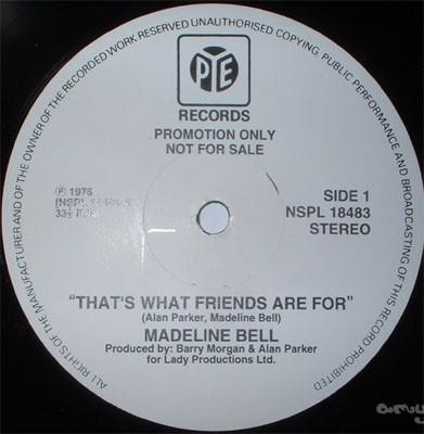 Madeline Bell – That's What Friends Are For vinyl cover
