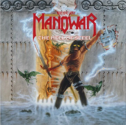 Manowar – Best Of Manowar - The Hell Of Steel vinyl cover