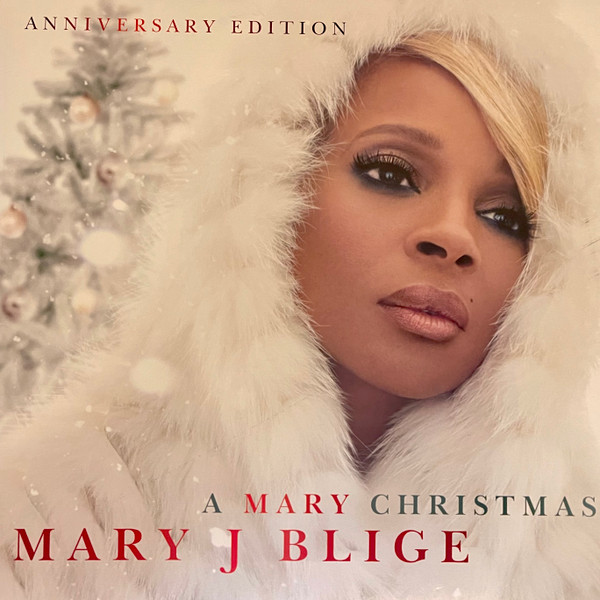 Mary J Blige – A Mary Christmas vinyl cover