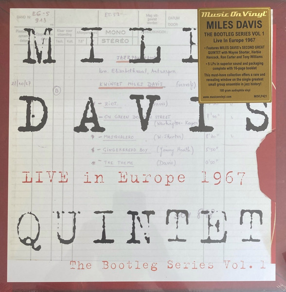 Miles Davis Quintet – Live In Europe 1967 (The Bootleg Series Vol. 1) vinyl cover