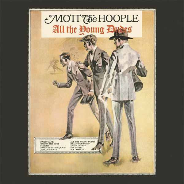 Mott The Hoople – All The Young Dudes vinyl cover