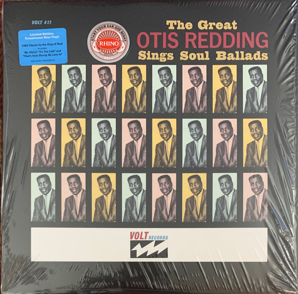 Otis Redding – The Great Otis Redding Sings Soul Ballads vinyl cover