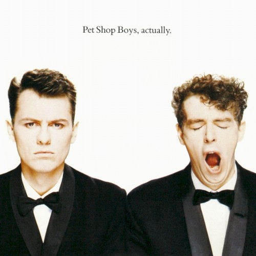 Pet Shop Boys – Actually vinyl cover