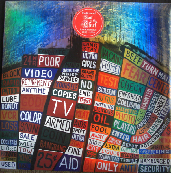 Radiohead – Hail To The Thief (Live Recordings 2003 - 2009) vinyl cover
