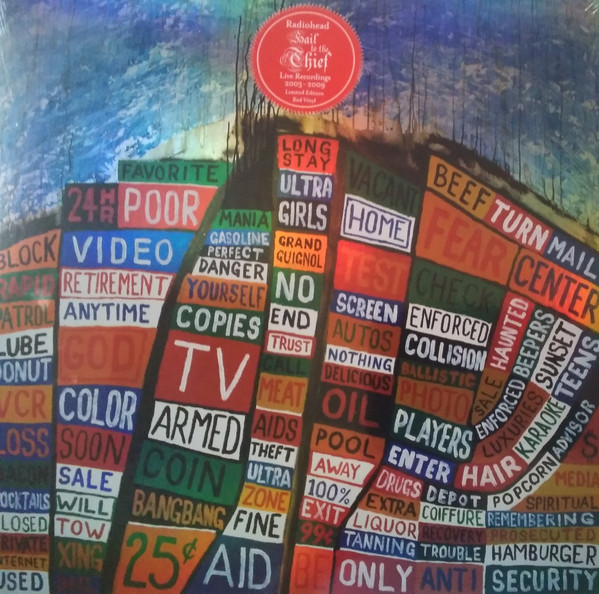 Radiohead – Hail To The Thief (Live Recordings 2003-2009) vinyl cover