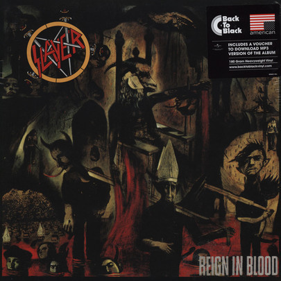 Slayer – Reign In Blood vinyl cover