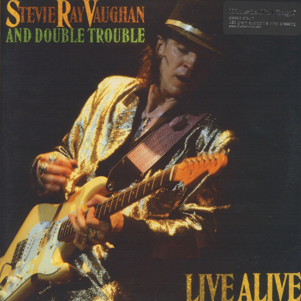 Stevie Ray Vaughan And Double Trouble – Live Alive vinyl cover