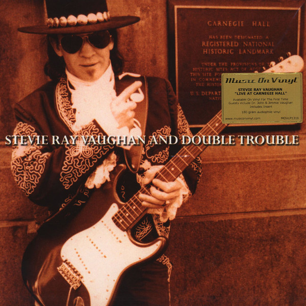 Stevie Ray Vaughan And Double Trouble – Live At Carnegie Hall vinyl cover