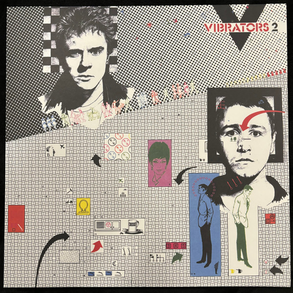 The Vibrators – V2 vinyl cover