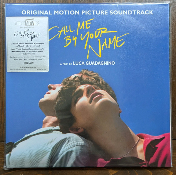 Various Artists – Call Me By Your Name (Original Motion Picture Soundtrack) vinyl cover