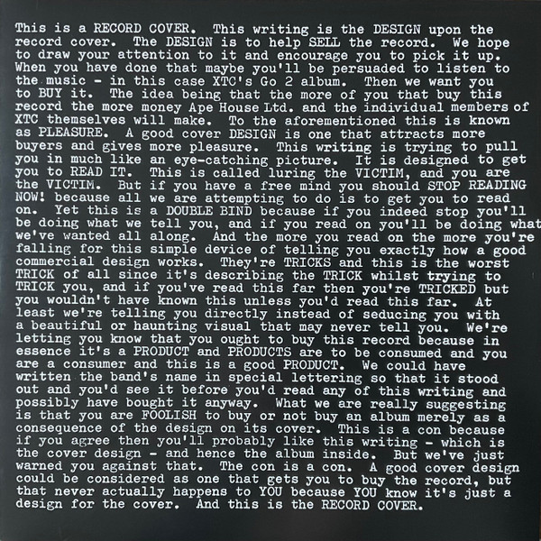 XTC – Go 2 cover